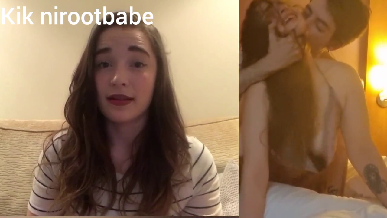 Cute Girl Flashes While Talking