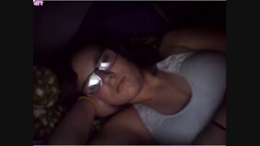 Girl fucks herself with hairbrush