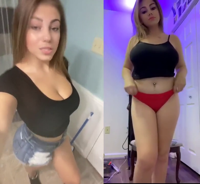 Hot adorable teen with great tits