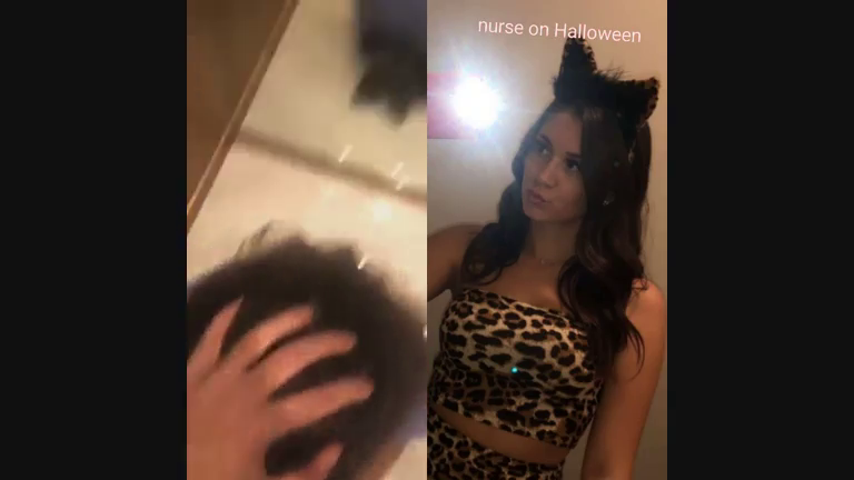 Persian girl show her tits in Ometv